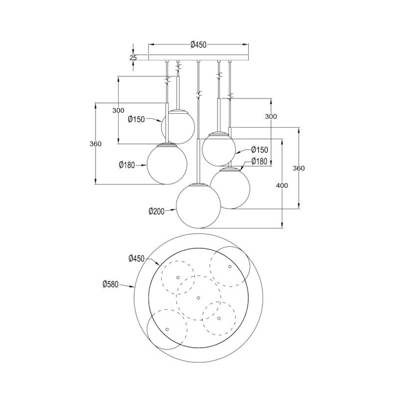 MAYTONI - Basic form, Lampada a sospensione