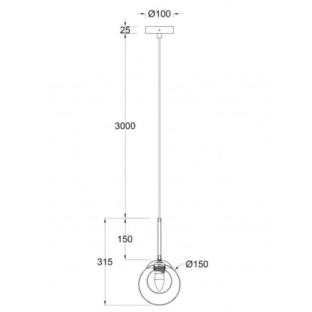 MAYTONI - Basic form, Lampe à suspension