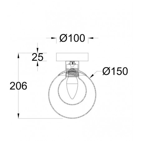 MAYTONI - Basic form, Lampada a muro