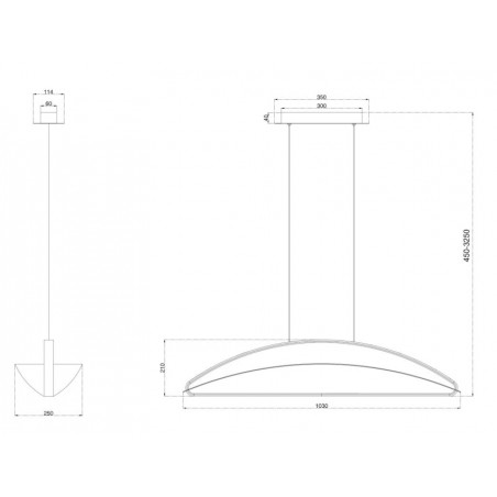 MAYTONI - Breeze, Lampada a sospensione