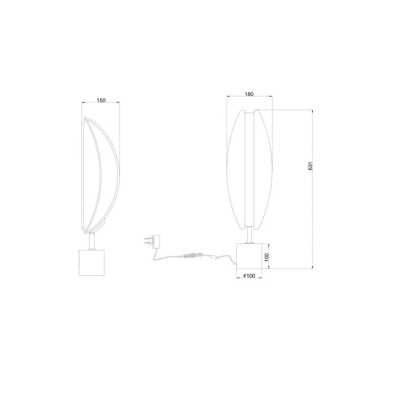 MAYTONI - Breeze, Lampe de table