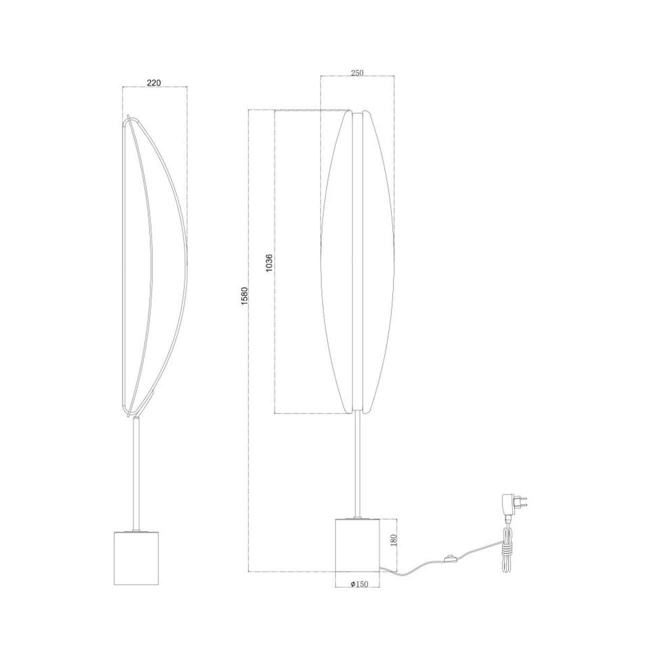 MAYTONI - Breeze, Floor lamp
