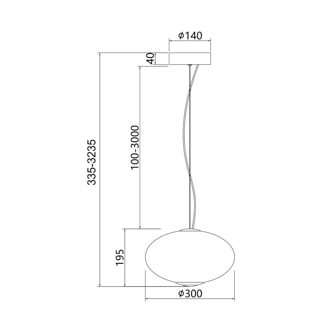 MAYTONI - Bruma, Lampe à suspension