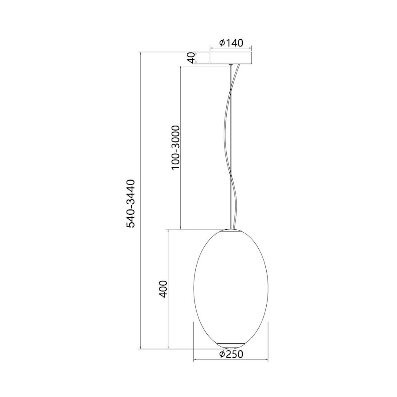 MAYTONI - Bruma, Lampe à suspension