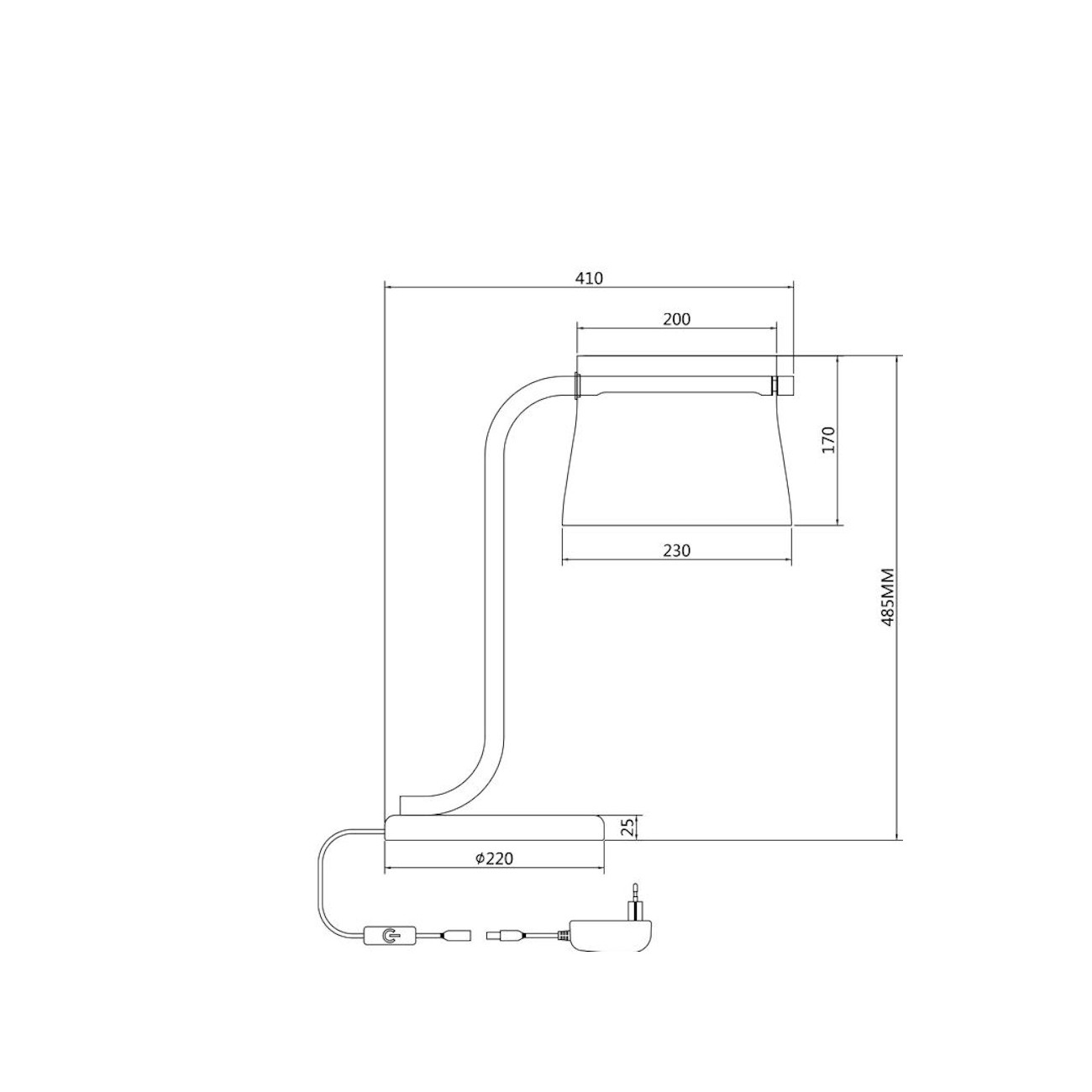 MAYTONI - Cabaret, Lampe de table