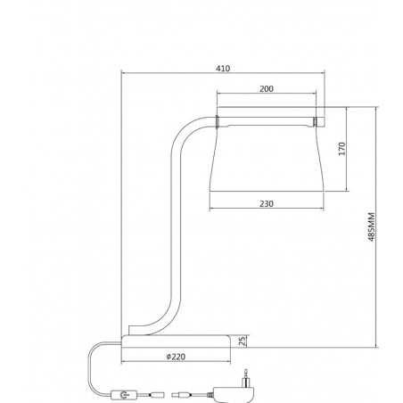 MAYTONI - Cabaret, Lampe de table