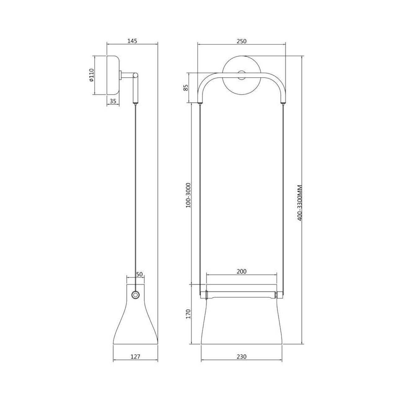 MAYTONI - Cabaret, Lampada a muro