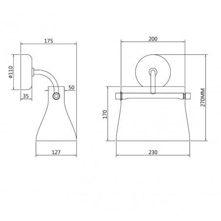 MAYTONI - Cabaret, Wall lamp