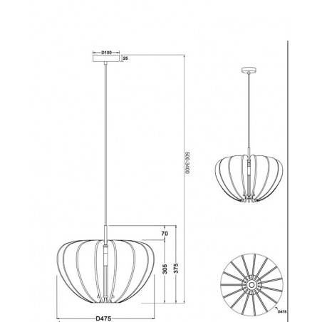 MAYTONI - Cambio, Pendant lamp