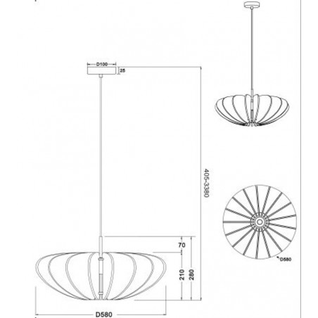 MAYTONI - Cambio, Lampe à suspension