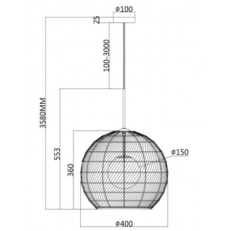 MAYTONI - Cane, Pendant lamp