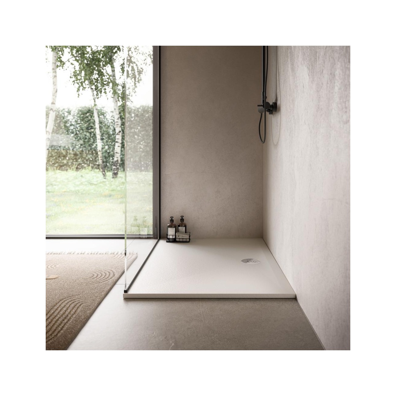 GLASS - Air, Shower tray Canapa
