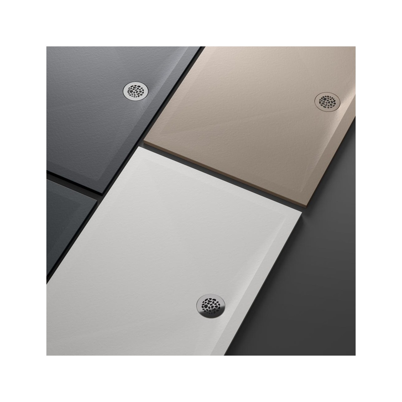 GLASS - Air, piatto doccia Grigio Antracite