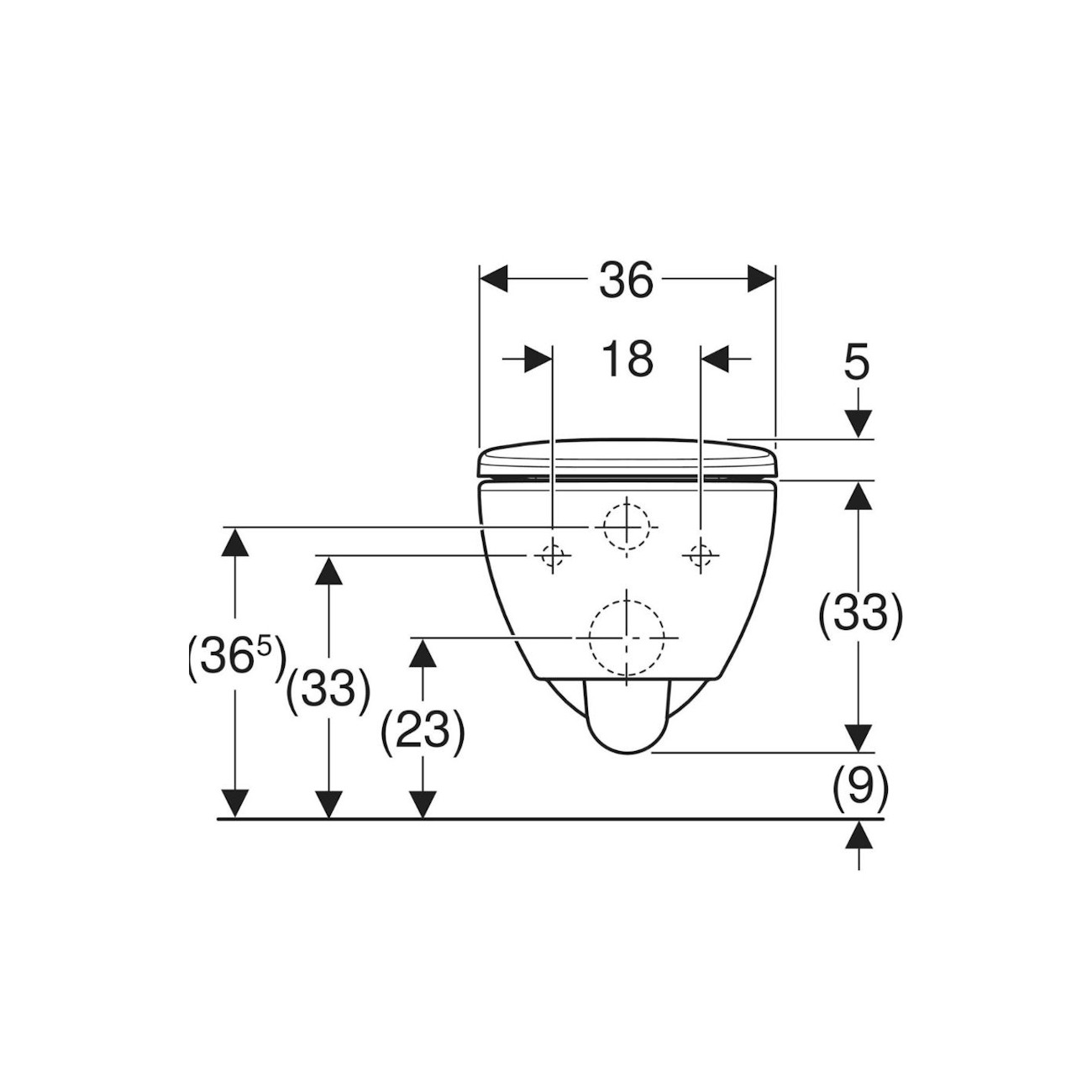 GEBERIT - Selnova Premium, Set pot suspendu