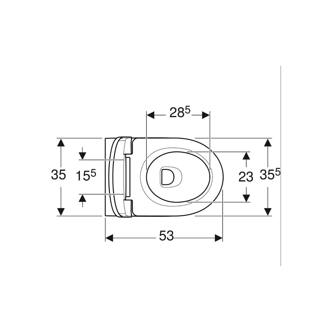 GEBERIT - Selnova Premium, Floor vase set