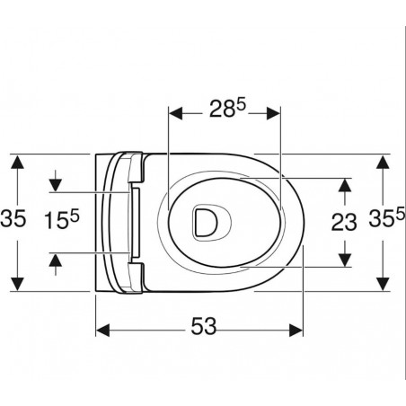 GEBERIT - Selnova Premium, Set vaso a pavimento