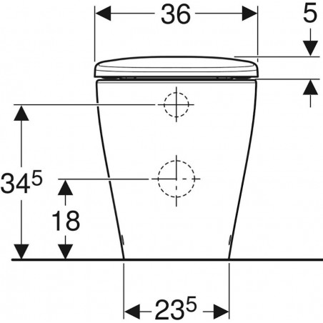 GEBERIT - Selnova Premium, Floor vase set
