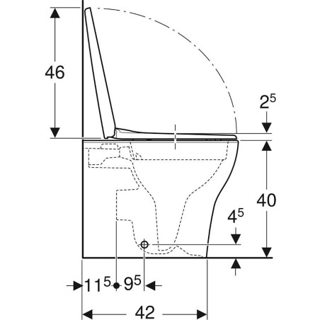 GEBERIT - Selnova Premium, Floor vase set