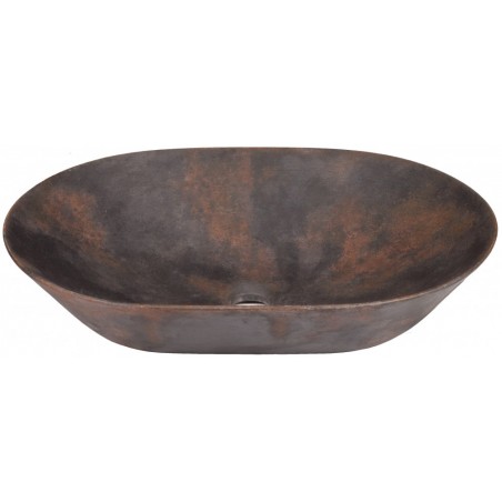 DUNE - Washbasin DIURNE OXIDE 59x42x14