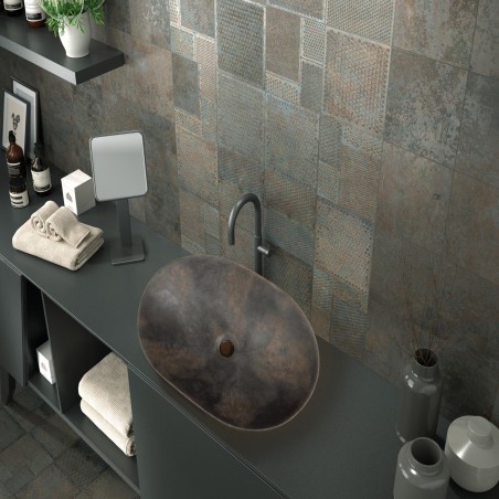 DUNE - Lavabo DIURNE OXIDE 59x42x14