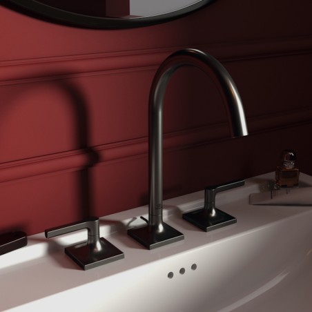 IDEAL STANDARD - JOY NEO Miscelatore a due leve per lavabo tre fori con maniglie lineari