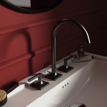 IDEAL STANDARD - JOY NEO Miscelatore a due leve per lavabo tre fori con maniglie lineari