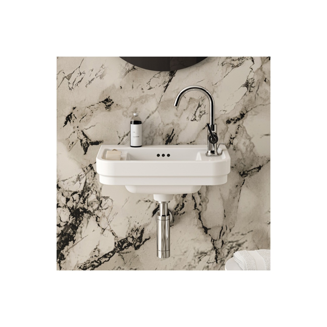 IDEAL STANDARD - JOY NEO Miscelatore monocomando per lavabo con maniglia lineare laterale