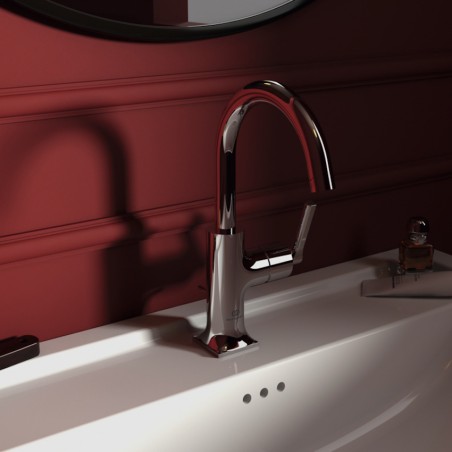 IDEAL STANDARD - JOY NEO Miscelatore monocomando per lavabo con maniglia lineare laterale