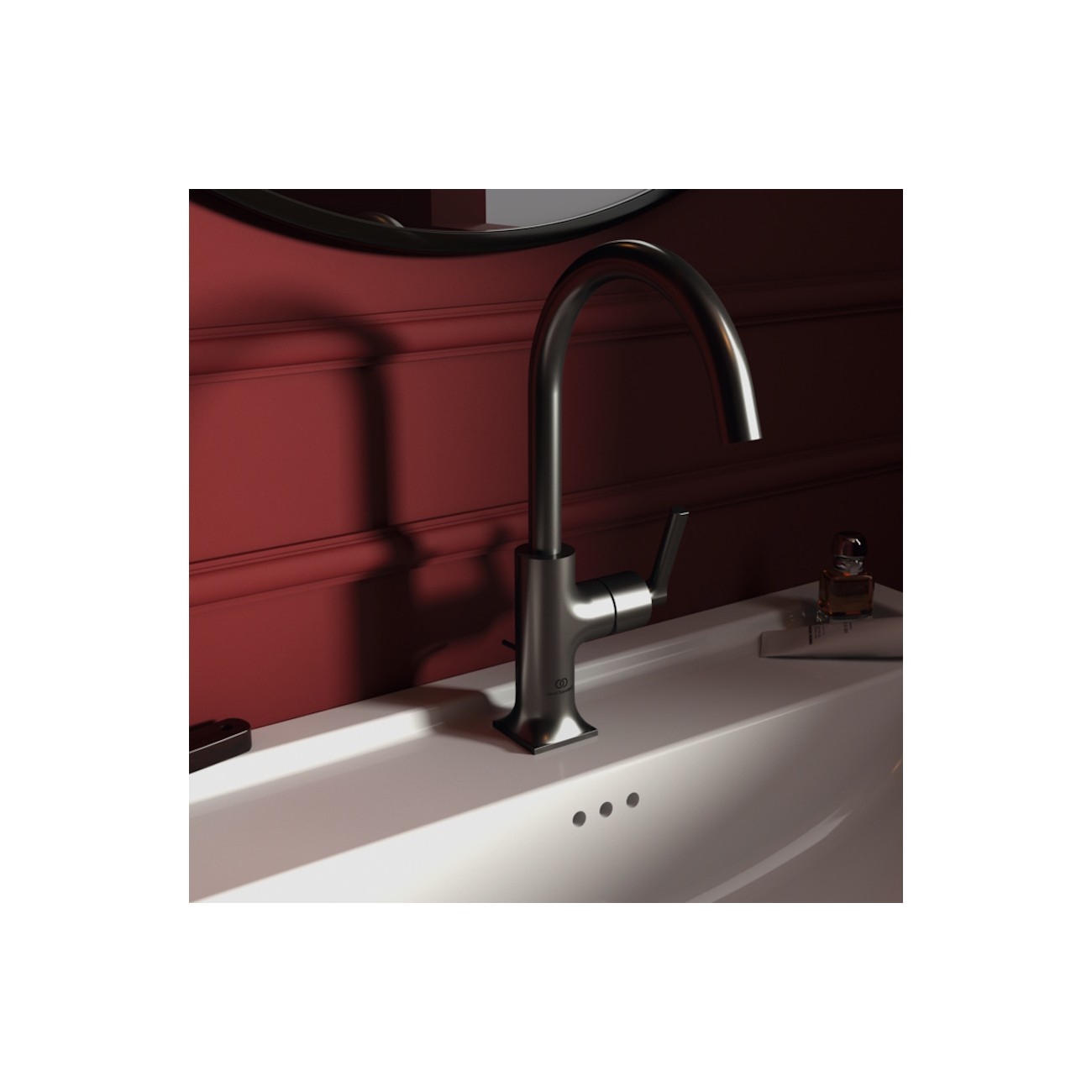 IDEAL STANDARD - JOY NEO Miscelatore monocomando per lavabo  con maniglia lineare laterale