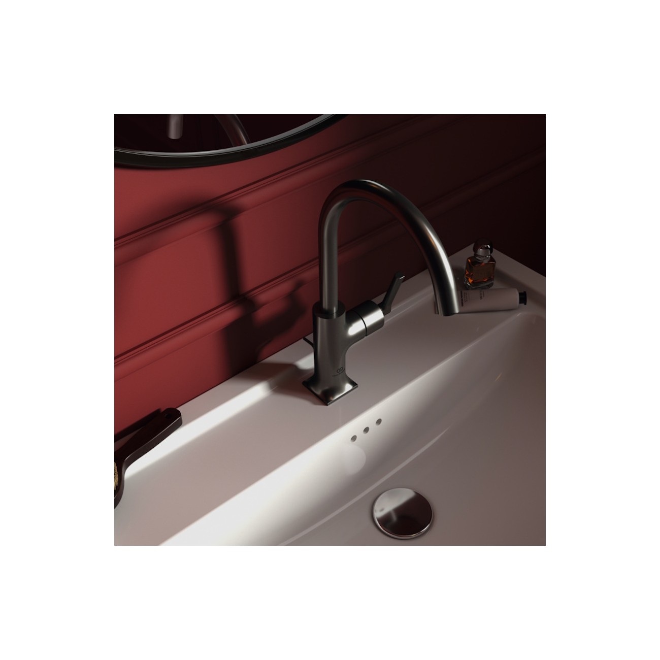 IDEAL STANDARD - JOY NEO Miscelatore monocomando per lavabo  con maniglia lineare laterale