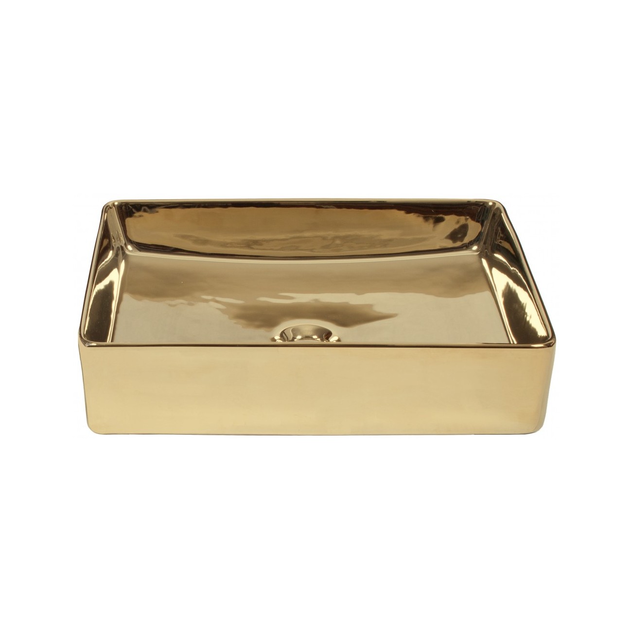 Dune - Washbasin WONDER Gold 49 37.5 12 cm