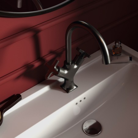 IDEAL STANDARD - JOY NEO Miscelatore a due leve per lavabo monoforo con maniglie a croce