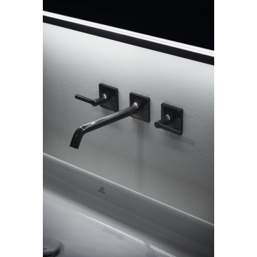 IDEAL STANDARD - JOY NEO Two-lever basin mixer for wall installation with cross handle