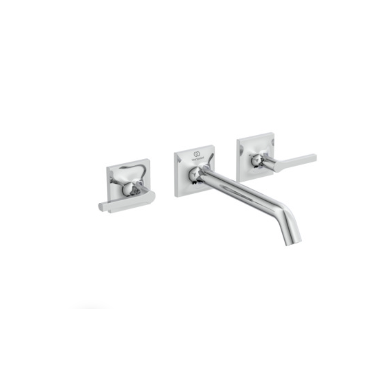 IDEAL STANDARD - JOY NEO Two-lever basin mixer for wall installation with cross handle
