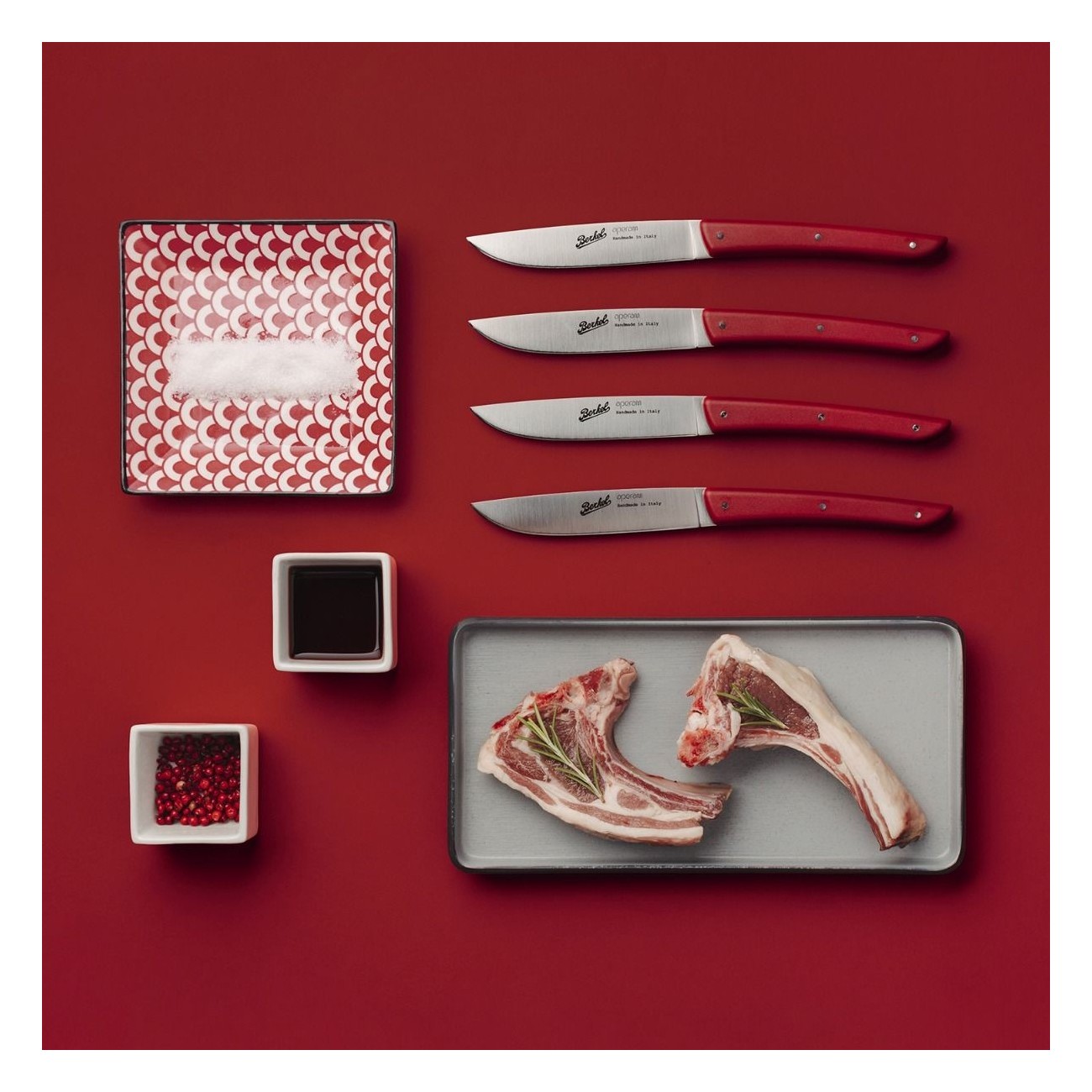 Set 4 Coltelli Bistecca COLOR Berkel