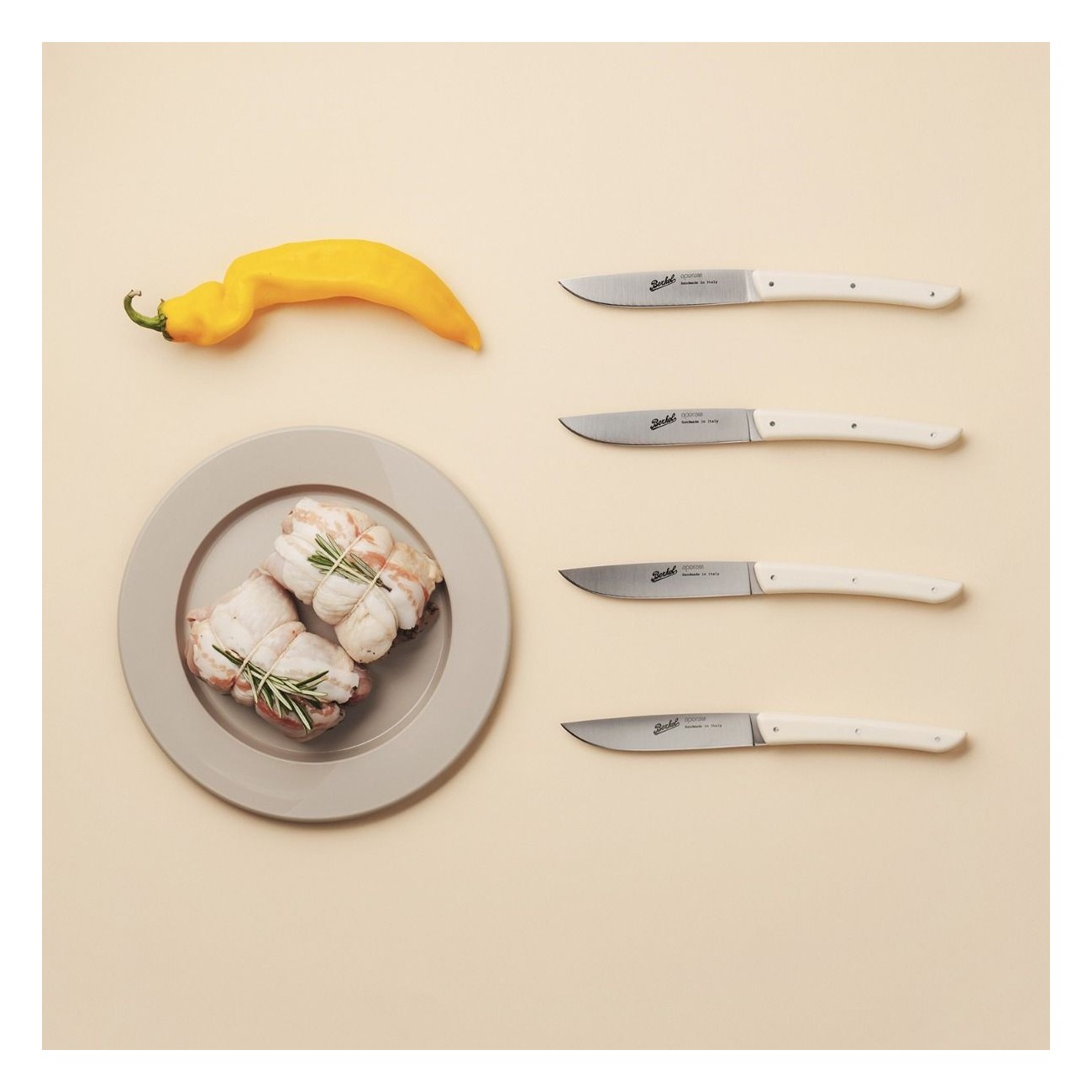 Set 4 Coltelli Bistecca COLOR Berkel