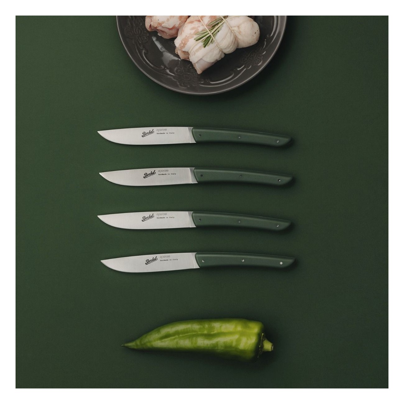 Set de 4 Couteaux de Table pour Viande Berkel