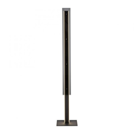 Schöner Wohnen LED floor lamp LENA, black, cord dimmer, memory