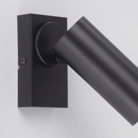 Schöner Wohnen LED lampe de mur et plafond RIK, noir, lumière unique