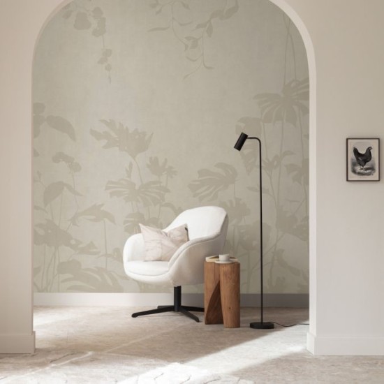 Schöner Wohnen Lampada a terra LED RIK, nera, orientabile, interruttore a filo