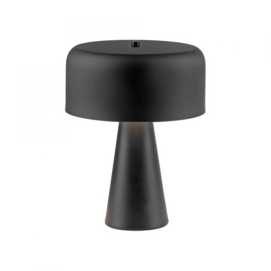 Schöner Wohnen Lampada da tavolo PENTO, nera, cavo da 1,5 m