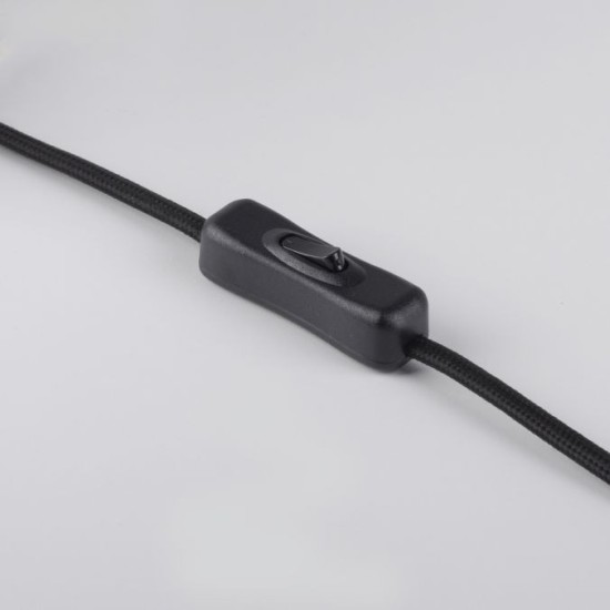 Schöner Wohnen Lampe de table PENTO, noir, câble 1,5 m