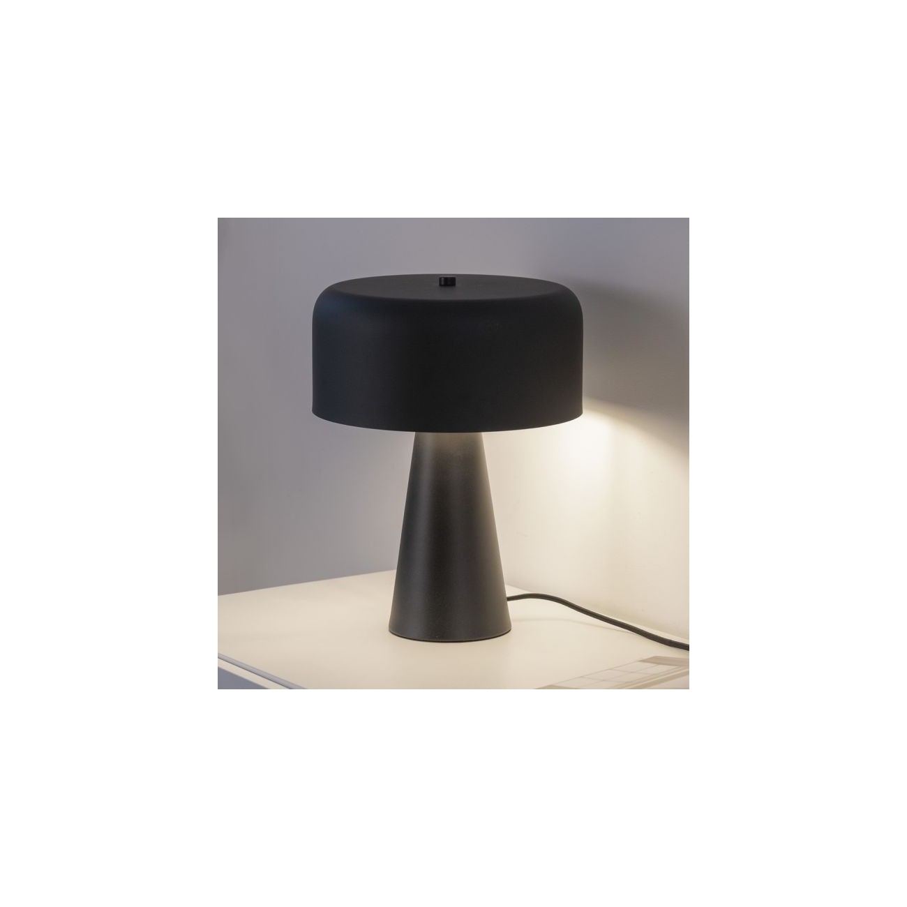 Schöner Wohnen PENTO table lamp, black, 1.5 m cable