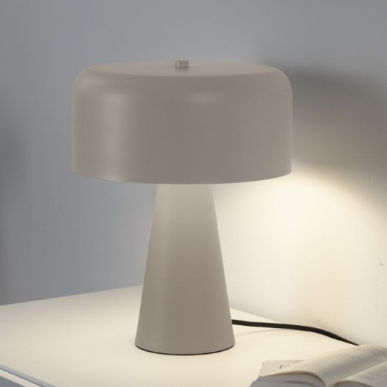 Schöner Wohnenv Lampada da tavolo PENTO, sabbia, lunghezza del cavo 1,5 m