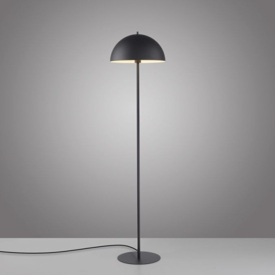 Schöner Wohnen ALI floor lamp, black, with pedal