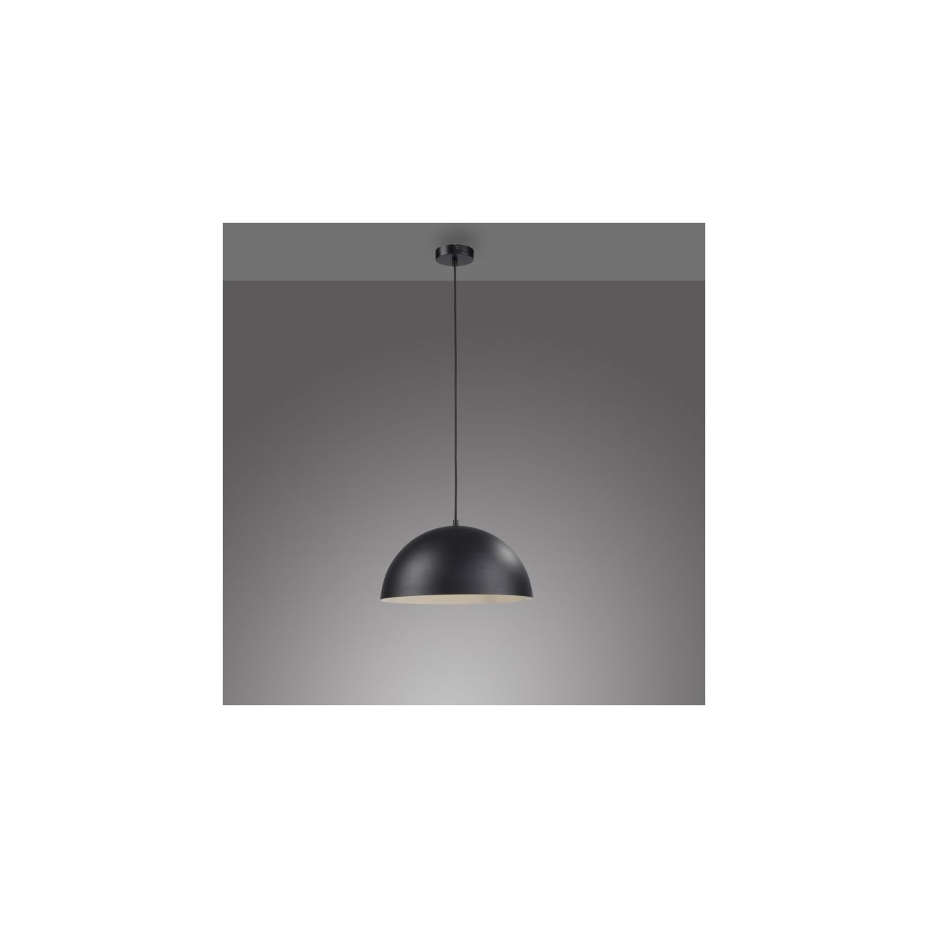 Schöner Wohnen Lampada a sospensione ALI, nera a LED