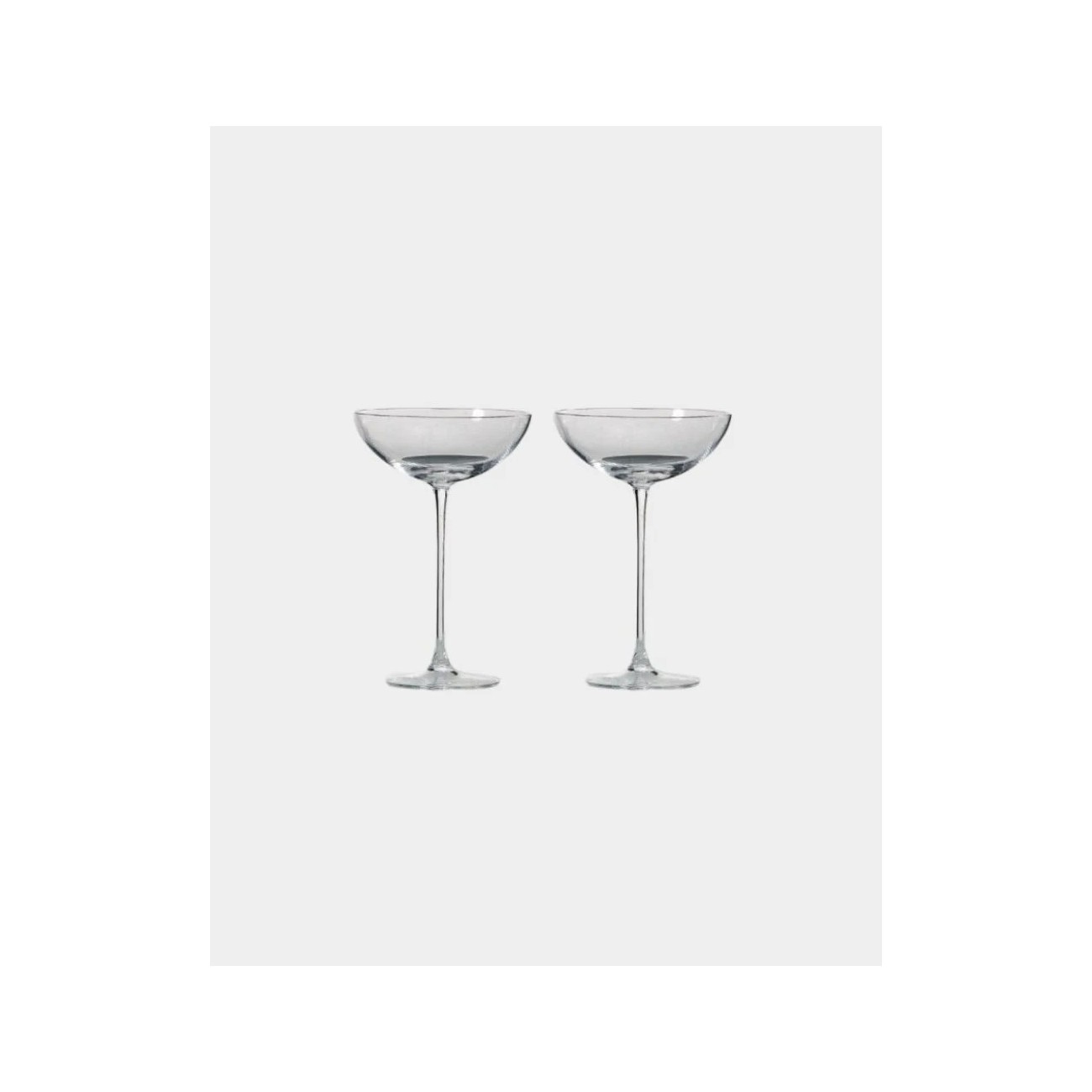 Driade Lot de 2 verres à champàgne LA SFERA Ron Gilad 2008