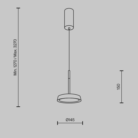 Maytoni Suspension Lamp EL