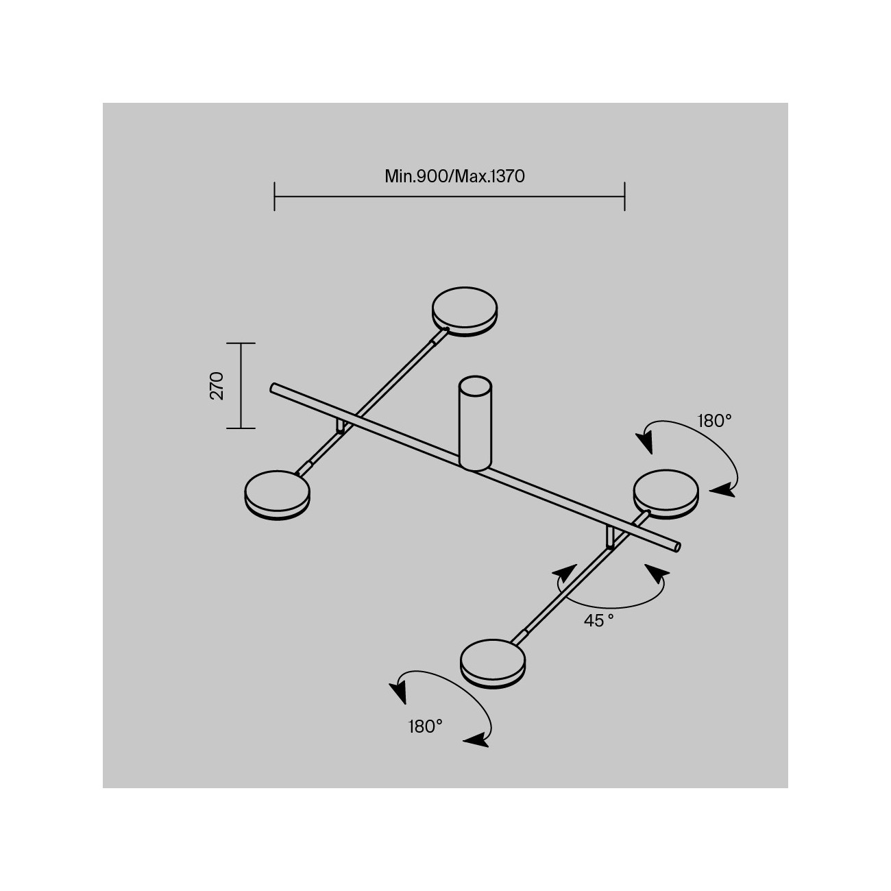 Maytoni ceiling light Fad