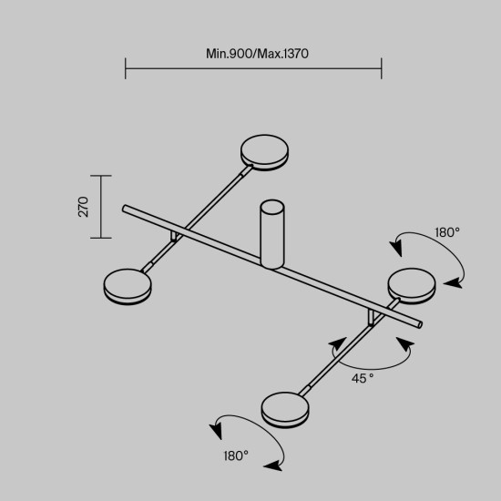 Maytoni Plafoniera Fad